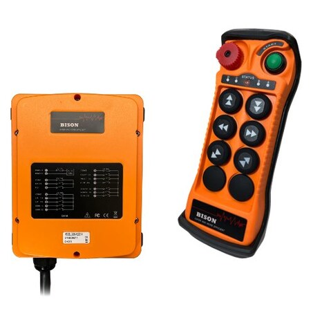 Bison Lifting Equipment Remote Control for Hoist, Trolley and Bridge (2-Speed) Q602